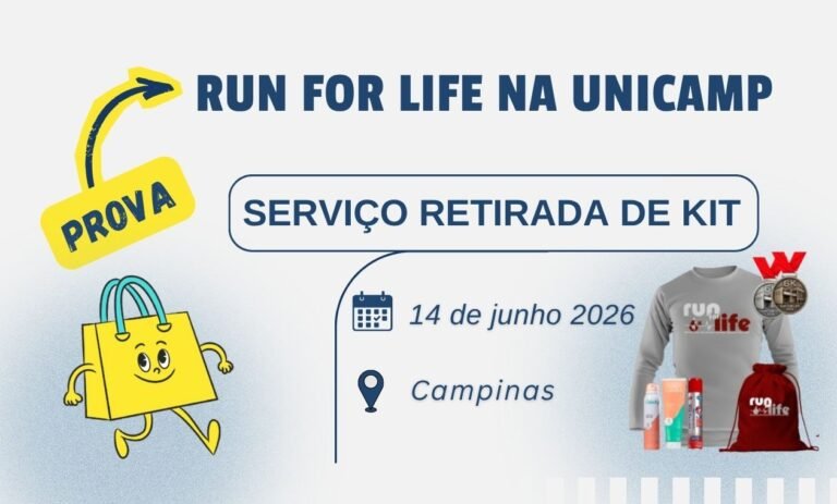 Retirada Kit Run For Life
