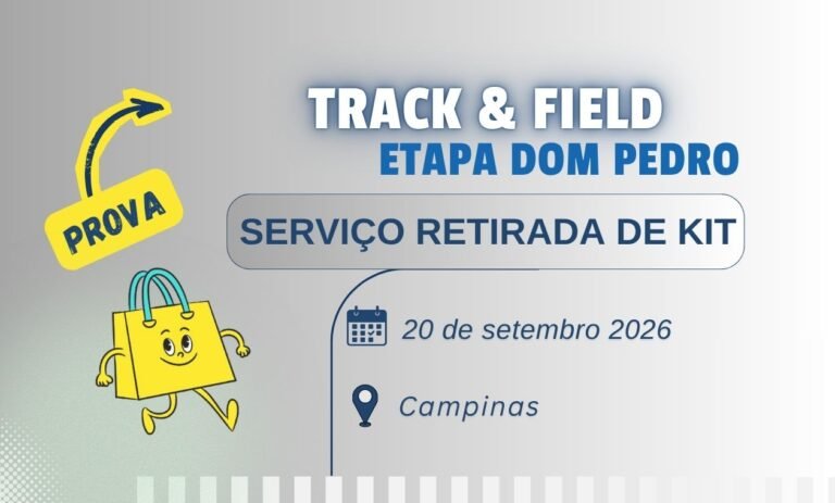 Retirada Kit Track Field Dom Pedro